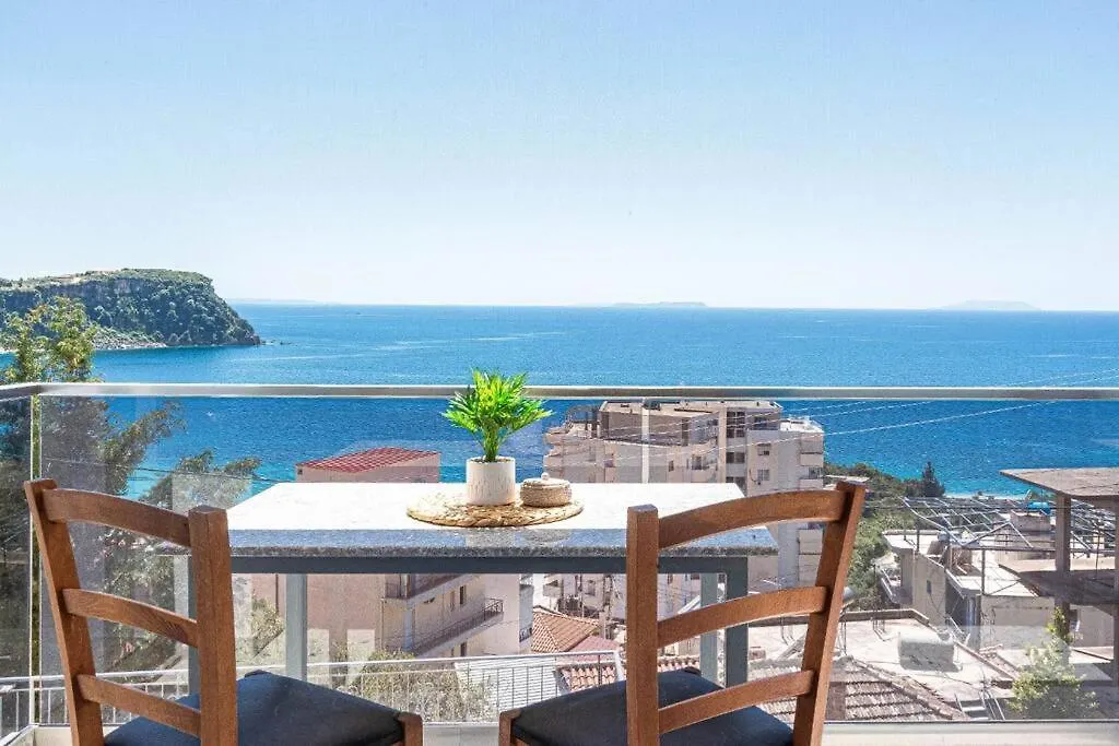 Lägenhet Hi'Mare Top Sea View 2 - Brand New W Kitchen Himare Albanien